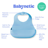 Babynetic Magnetic Silicone Bib