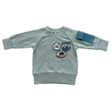 Boy's Raglan Sweatshirt - Patches
