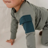 Boy's Raglan Sweatshirt - Patches