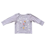 Girl's Long Sleeve Tee - Keep Nature Wild
