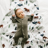 Bamboo Rayon Muslin Swaddle - Yosemite