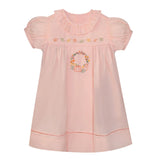 Beatrix Autumn Wreath Embroidered Dress