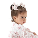 Belle Rosette Dot  Bow Clips 2 Pack