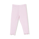 Belle Rosette Dot Long Sleeve Petal Collar Dress + Legging