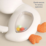 Bitzy Shake™ - Silicone Goose Teether with Rattle