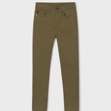 Boy Basic Fitted Pants Dark Green