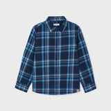 Boy Plaid Shirt - Blue