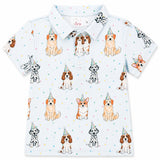 Boys Party Pups S/S Polo