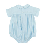 Blue Sawyer Bubble with Hand-embroidery - Pumpkins