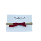 Petit Velvet Headband Bows