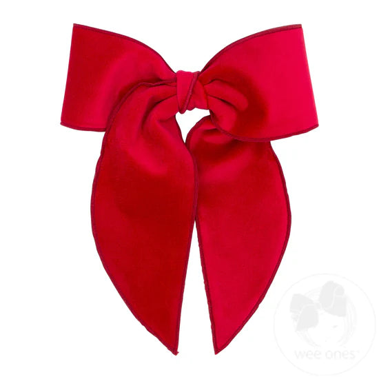 King Velvet Bowtie with Twisted Wrap and Whimsy Tails