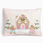 Candy Land Christmas Gingerbread Pillow