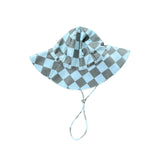 Sun Hat - Checker in Seagrass