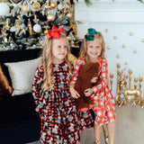 Christmas Bears L/S Pocket Twirl Dress