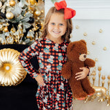 Christmas Bears L/S Pocket Twirl Dress