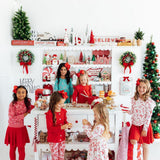 Christmas Candy 3/4 Sleeve Pocket Twirl Dress