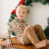 Button Down in Classic Plaid | Boys Shirt