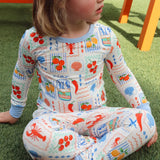 Ciao Baby Two Piece Bamboo Pajamas