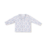 Country Girl Floral  Quilted Jacket with Peter Pan Collar