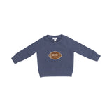 Footballs French Terry Raglan Sweatshirt & Jogger Set