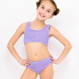 Fay Crinkle Bikini Swimsuit - Amethyst