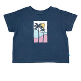 Palm Sunset Crop Tee