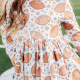 Football Friday L/S Pocket Twirl Dress