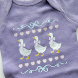 Goosie Goose Purple Bodysuit