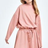 Modal Knit Boat Neck Dress