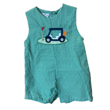 Gingham Golf Cart Sunsuit