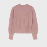 Girl Faux Fur Sweater - Pink