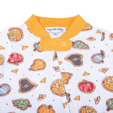 Gobble, Gobble Cookies Printed Zipper Footie