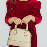 Gold Metallic Girl's Crossbody Purse