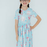 SALE Grand Slam Glam S/S Pocket Twirl Dress