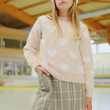 Light Pink Heart Sweater