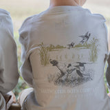 Long Sleeve Hunting Dog Graphic Tee