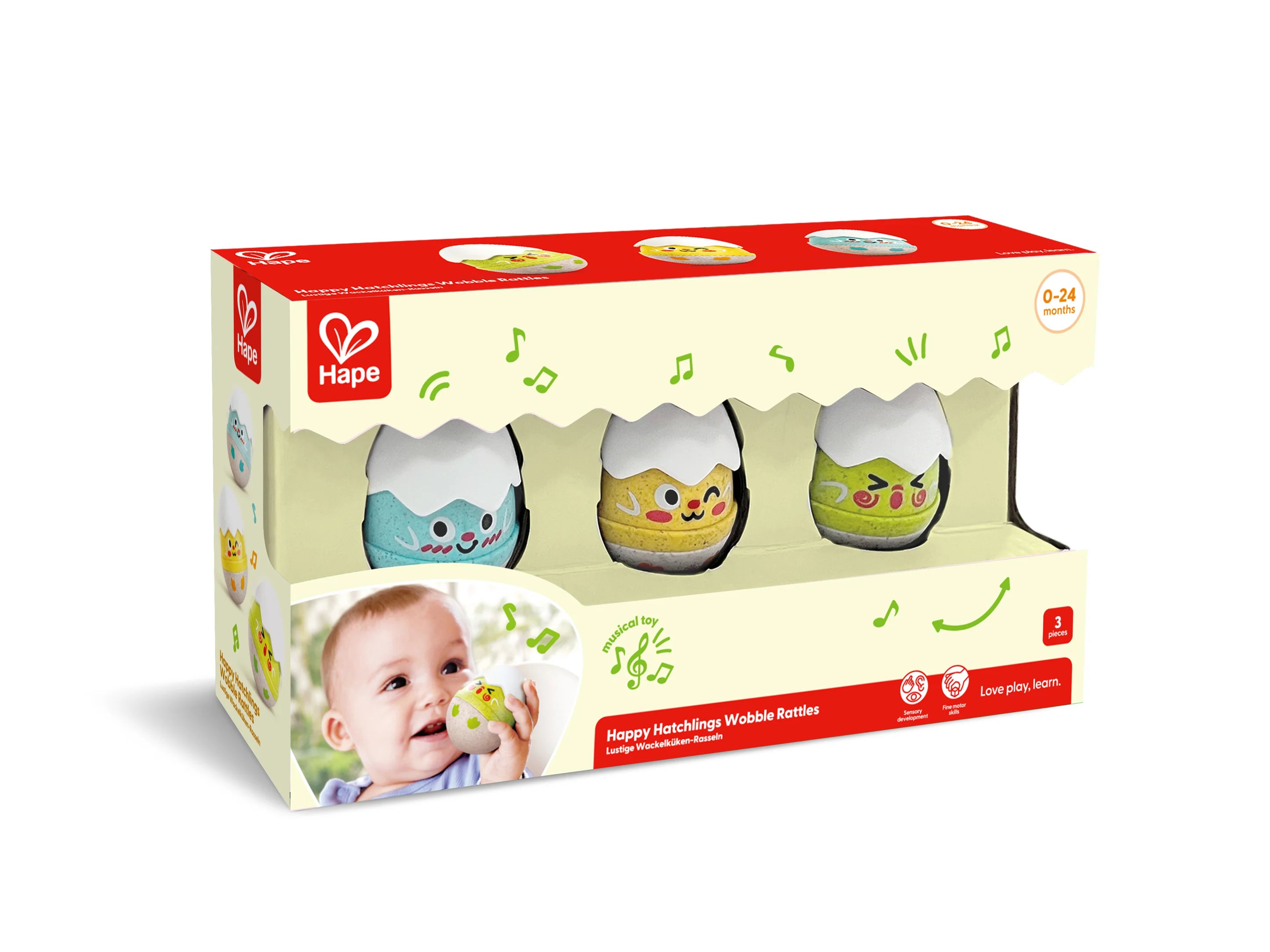 Hape Hatchlings Wobble Rattles