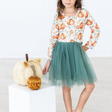 Harvest Florals L/S Tutu Dress