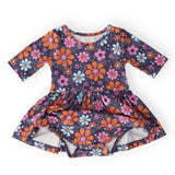 SALE Haunted Garden 3/4 Sleeve Twirl Bodysuit