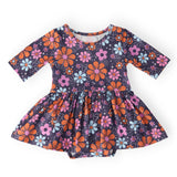 SALE Haunted Garden 3/4 Sleeve Twirl Bodysuit