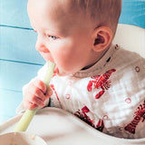 Heads or Tails 2-in-1 Burp Cloth and Bib