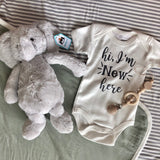 Newborn Hi I'm New Here - Natural