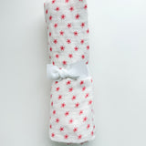 Cotton Muslin Swaddle - Pink Daisies