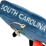 South Carolina Stuffed State keychain