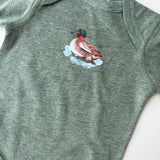 Wood Duck Green Bodysuit