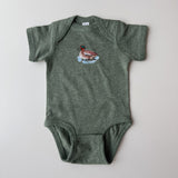 Wood Duck Green Bodysuit