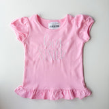 Pink Big Sister T-Shirt Embroidery