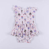 Christmas Trellis Twirl Bodysuit