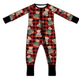 Plaid Christmas Bears Bamboo Pajamas
