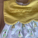 Green Frog Princess Dress with Bloomers